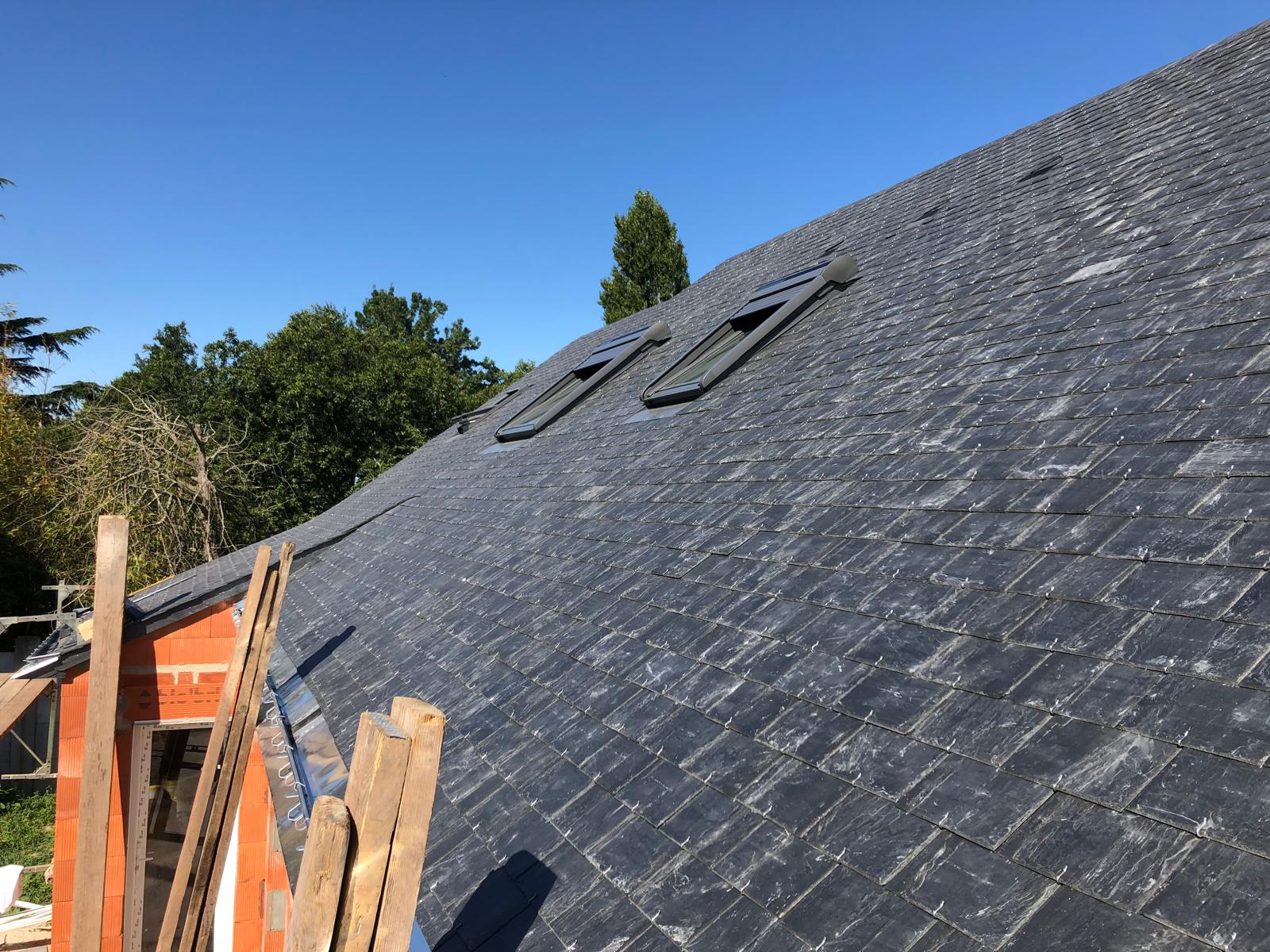 Couvreur Écouflant - Pose d'une toiture en ardoise