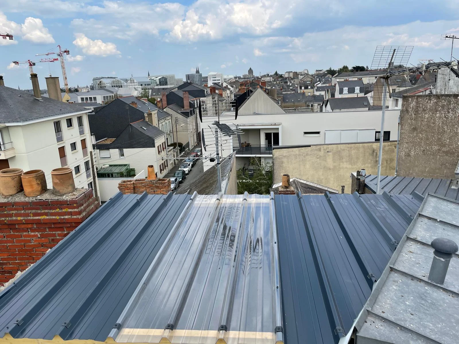 Pose bac acier Angers
