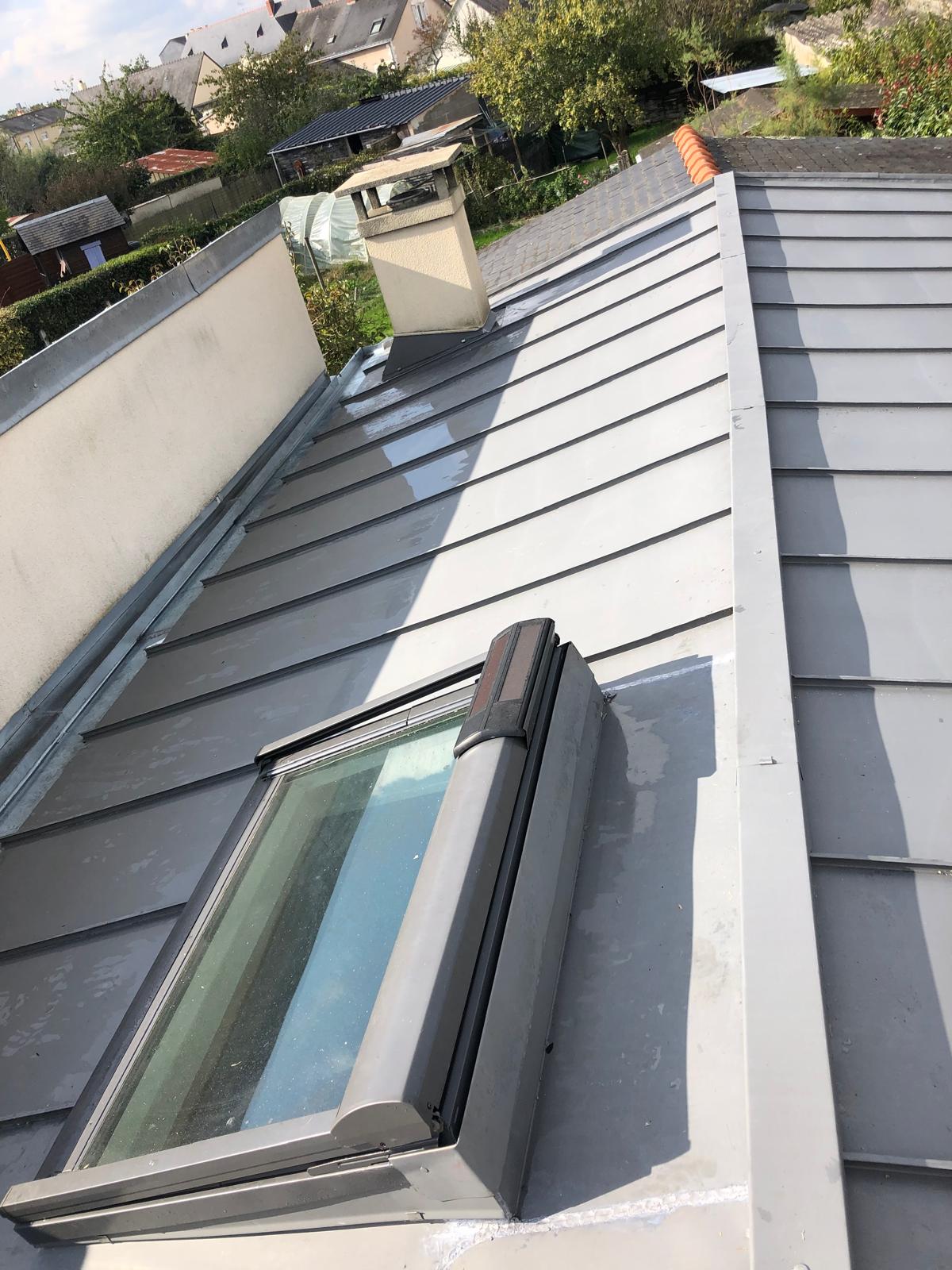 Couverture joint debout - toiture - velux