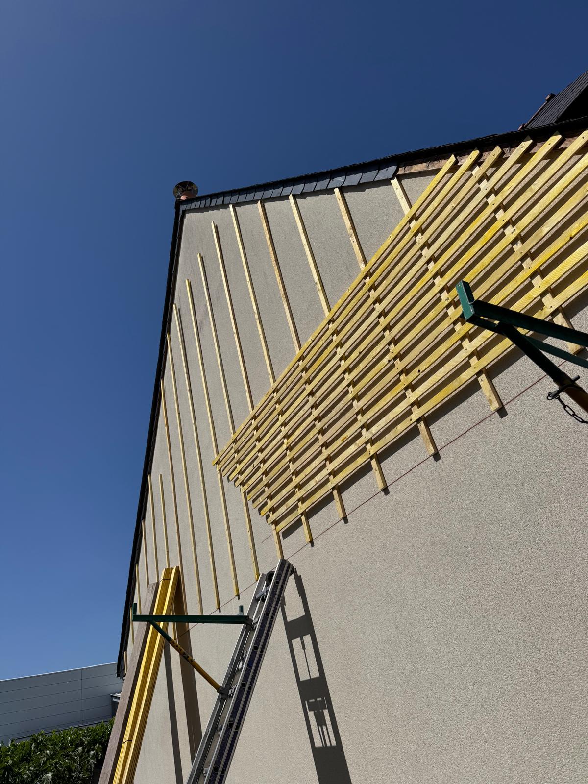 habillage pignon en ardoise Angers