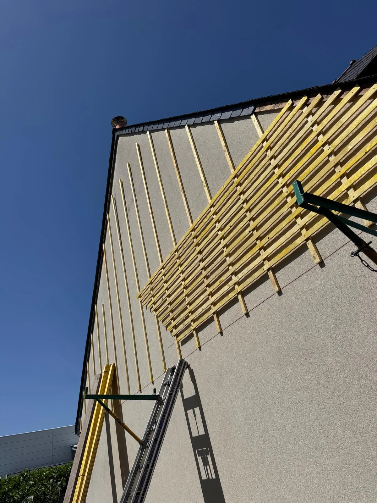 habillage pignon en ardoise Angers